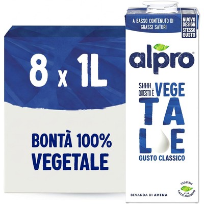 Alpro 燕麦奶 经典款 1L×8盒