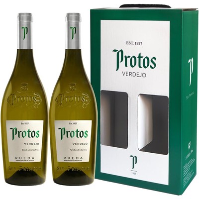 Protos Verdejo 白葡萄酒 75cl×2瓶 礼盒装