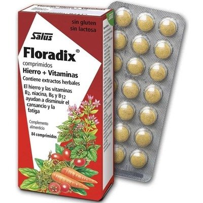 Floradix 铁+维生素片84片