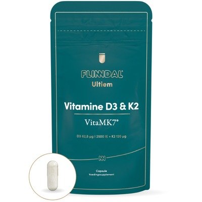 Ultiem维D3+K2胶囊30粒(Ultiem Vitamine D3 & K2)