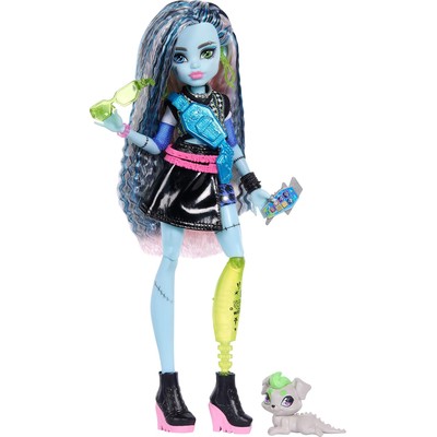 【史低价】Monster High Frankie娃娃20€,含宠物狗
