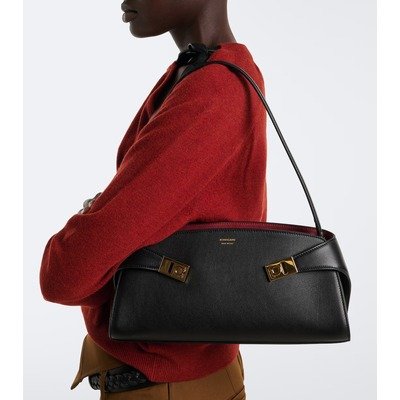 Ferragamo黑色Hug East-West Small单肩包