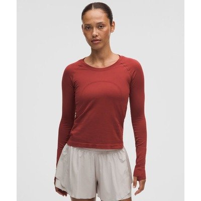 lululemonSwiftly Tech长袖腰长款 Rocket Red