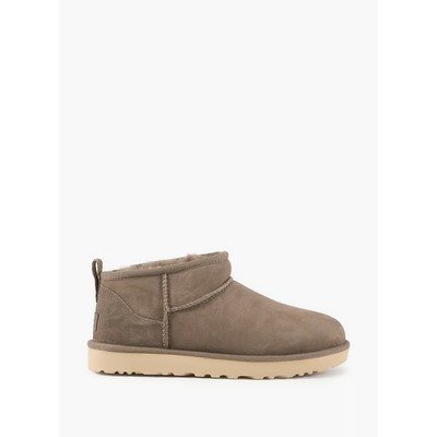 UGG Classic Ultra Mini灰色超短靴
