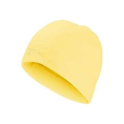 Jack Wolfskin REAL STUFF BEANIE抓绒帽｜浅柠檬黄