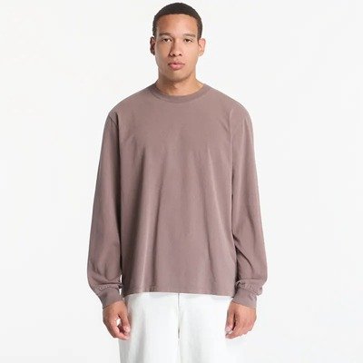 A.P.C. Winter 26 榛果棕长袖T恤