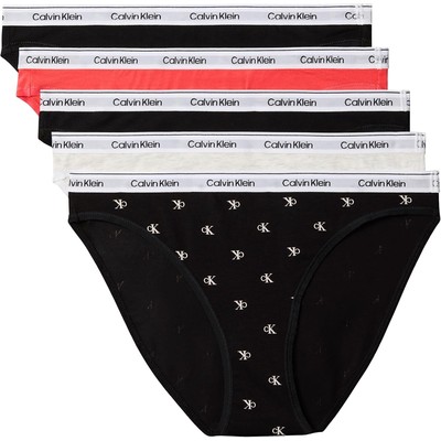 Calvin Klein 女士低腰比基尼内裤(5 条装)