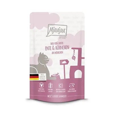 MjAMjAM 鸡肉鸭肉胡萝卜猫咪肉泥包 125g