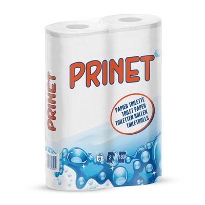 Prinet 双层卫生纸 180张/卷