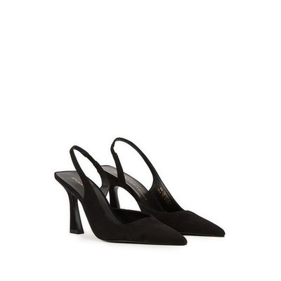 Stuart Weitzman Vinnie 85 后绊带奥赛高跟鞋