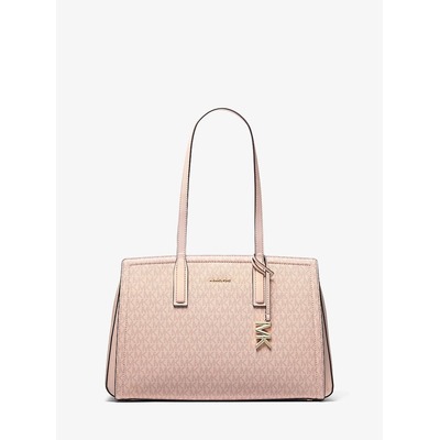 Laila 中号 Signature 老花托特包