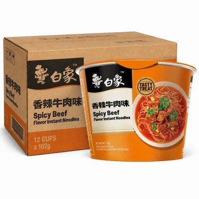 白象麻辣牛肉面12碗