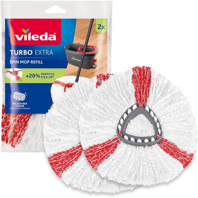 Vileda 微力达 Turbo 旋转拖把原装替换头 2个装
