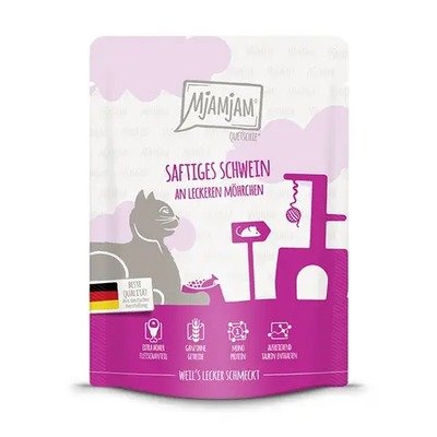 MjAMjAM 猪肉胡萝卜猫咪肉泥包 125g
