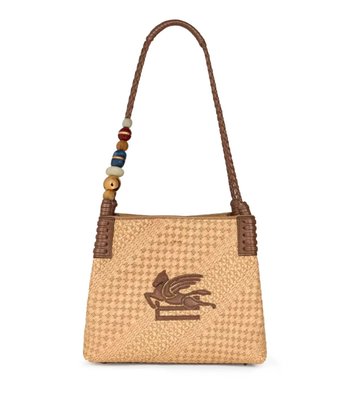 Etro 小号拉菲草购物袋