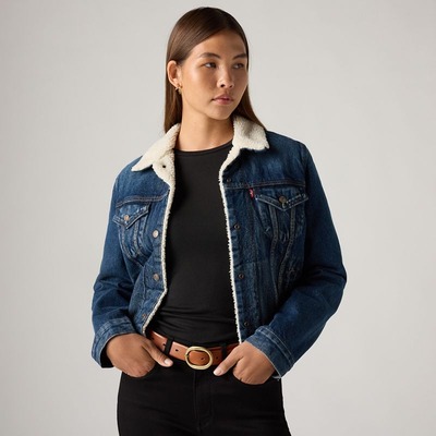 Trucker Original Sherpa 牛仔夹克|深蓝