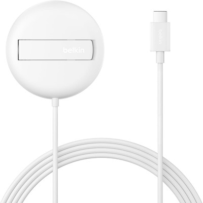Belkin 贝尔金 BoostCharge Pro Qi2 磁吸无线充电底座 15W 白色