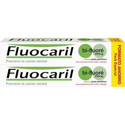 Fluocaril Bi-Fluoré 250mg 双氟防蛀牙膏 薄荷味 125ml×2