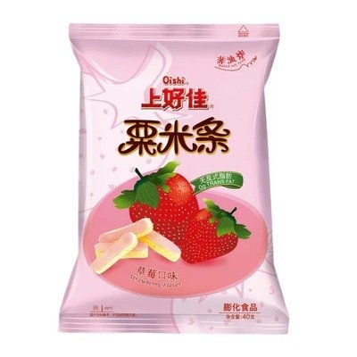 Oishi草莓味玉米条40g