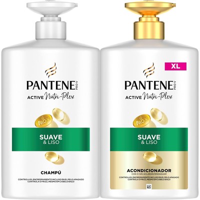Pantene 潘婷 Pro-V 柔顺洗发水1L+护发素800ml