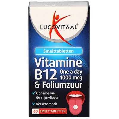 Lucovitaal B12 1000mcg＋叶酸含片60片×2瓶