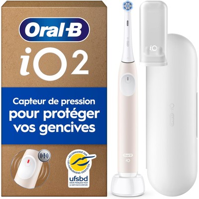 Oral-B 欧乐B iO2 电动牙刷 粉色(含1个刷头+旅行盒)