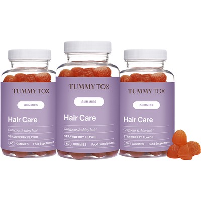 Hair Care护发软糖三盒 3×60粒/3×168g