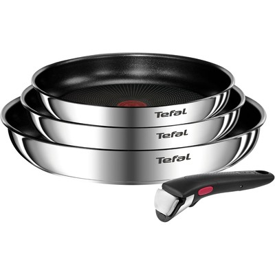 Tefal 特福 Ingenio Emotion 可拆卸手柄不锈钢不粘煎锅三件套