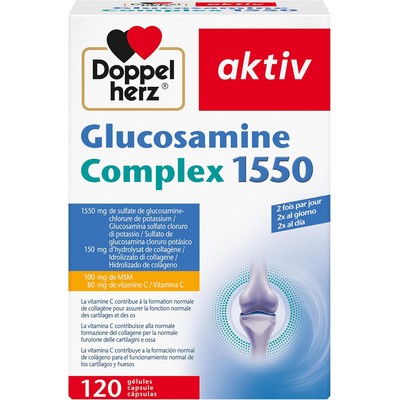 Doppelherz双心Glucosamine Complex 1550关节软胶囊 120粒