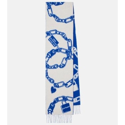 Acne Studios 羊毛羊驼混纺提花围巾