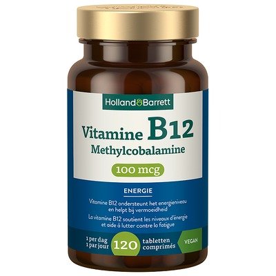 H&B B12甲基钴胺素100mcg 120片×2瓶