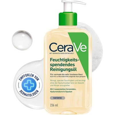 适乐肤 CeraVe 保湿泡沫洁面油 8 fl oz