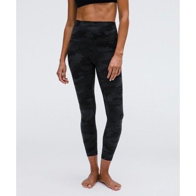 lululemonAlign高腰Legging 25英寸 Heritage 365 Camo Deep Coal Multi