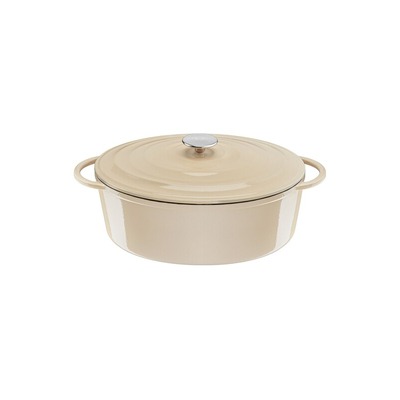 Tefal LOV 34cm 椭圆炖锅(米色)