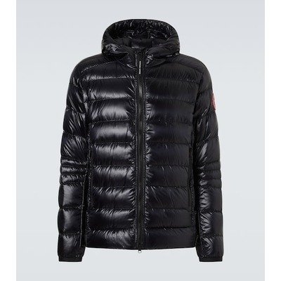 Canada Goose Crofton 连帽羽绒服(黑色)