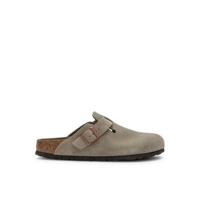 Birkenstock Boston Soft 麂皮拖鞋 Taupe 色 40/41/42/43/44 EU