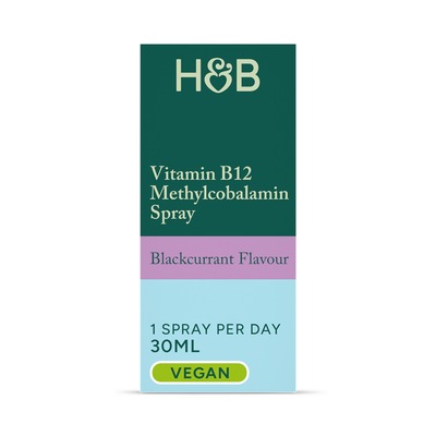 B12 250µg黑加仑味喷雾30ml