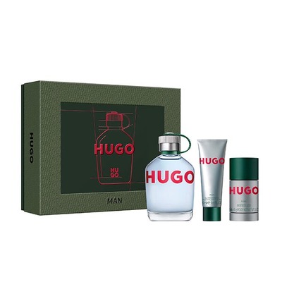 Hugo Boss Hugo Man EDT男香3件套（香水125ml＋止汗棒75ml＋沐浴露50ml）