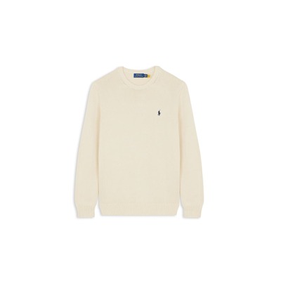 Polo Ralph Lauren圆领针织毛衣(米白)