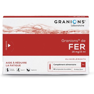 Granions 铁 14mg 抗疲劳安瓿 30 支