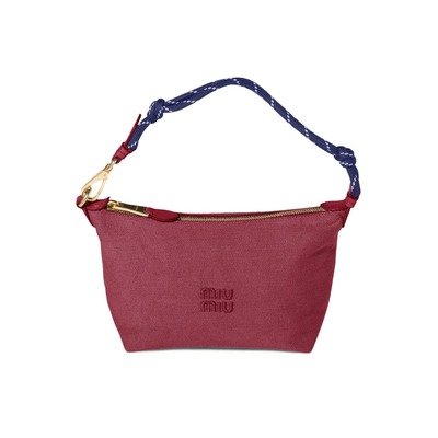 Miu Miu×New Balance Spirit尼龙小包 Cerise/Cobalt