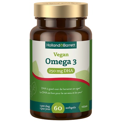 藻油 Omega 3 250mg DHA，60 粒