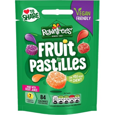 Rowntree's Fruit Pastilles 水果软糖 分享装 143g