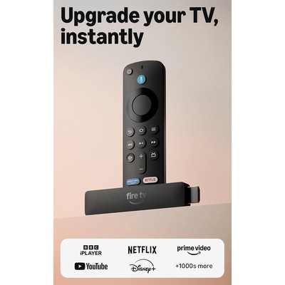 亚马逊 Amazon Fire TV Stick HD 电视棒 最新款 附 Alexa 语音遥控器