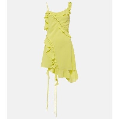 Acne Studios 褶饰不对称迷你裙