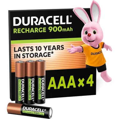 DURACELL 金霸王 AAA 7号充电电池 900mAh 4节装