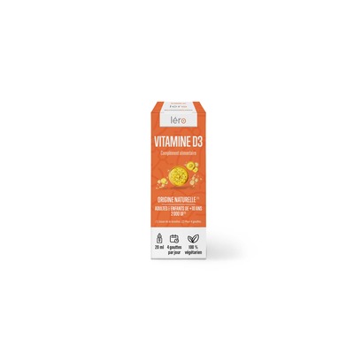 Léro维生素D3 1000 UI,20ml