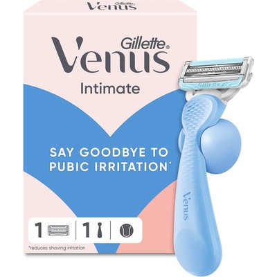 吉列 Gillette Venus 女士私密处剃毛刀 含芦荟 1刀架+1刀头