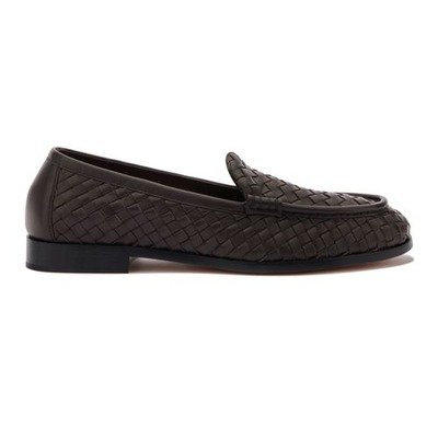 Bottega Veneta Silenzio棕色乐福鞋