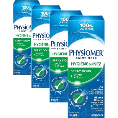 Physiomer 100%海水洗鼻喷雾 135ml×4瓶